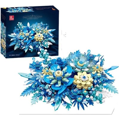 Collection de pots de fleurs bleus pour plantes Pot de fleurs Créatif pour adultes Collection de plantes pour décoration de bureau ou de mur Noël Anniversaire Gi Utilisation Pratique blue