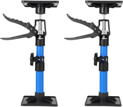 Plafondhefbomen - Montagesteunen - Gipsplaat Montage - Verstelbare Lengte - 30-59 cm - Blauw