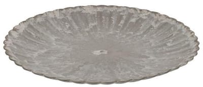HBX natural living onderbord melamine ribbel 33cm bruin kinderservies.