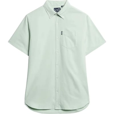 Superdry - Oxford overhemd met korte mouwen - Heren - Shirts