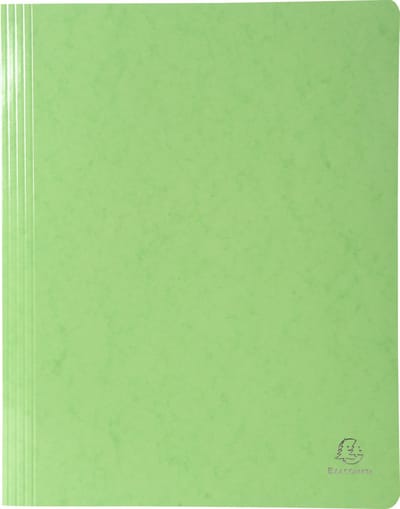 Exacompta 25x Snelhechtmap IDERAMA® in gelamineerd glanskarton 355gm2 - A13 - Anijsgroen - 380805B