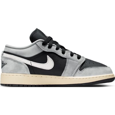 Jordan 1 Low Kindersneakers - Grijs - Maat 39 - Mesh/Synthetisch