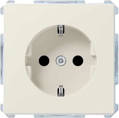 MERTEN SCHNEIDER ARTEC - WANDCONTACDOOS STOPCONTACT - RANDAARDE - CREME - WCD - INBOUW