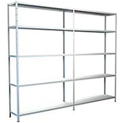 Legborden zonder grendels, H 2000 x B 2400 x D 350 mm, wit