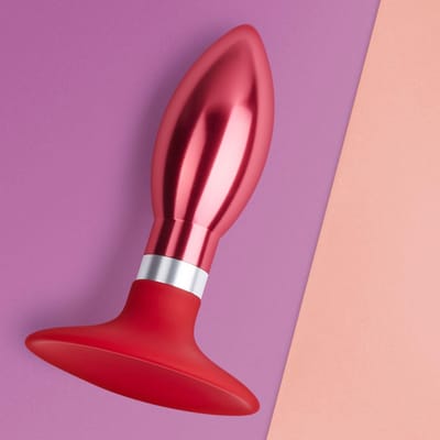 RVS plug met siliconen zuignap, 11 cm