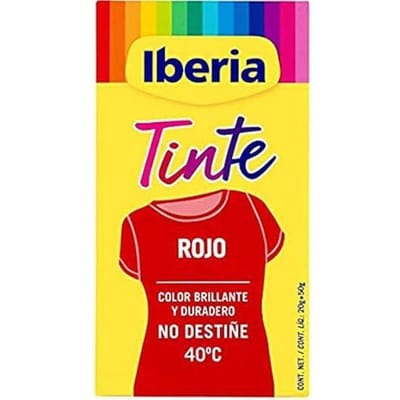 Colorant - IBERIA - Iberia-Rouge - Couleurs intenses - Fixation optimale - Teinture à 40°C rouge