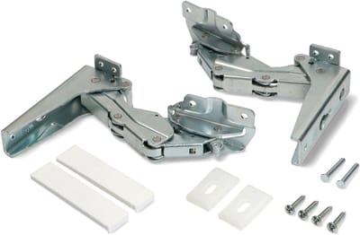 Scharnieren koelkast - 2 stuks - koelkast scharnier - geschikt voor Whirlpool Bauknecht Hettich - 481231018626 - C00636779