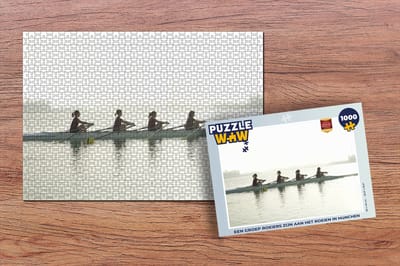 Puzzel Een groep roeiers zijn aan het roeien in München - Legpuzzel - Puzzel 1000 stukjes volwassenen