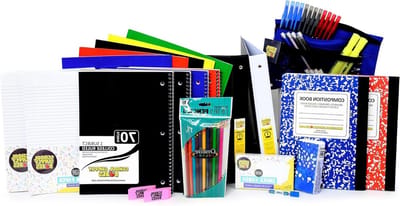 Schoolbenodigdheden Kit - Studiepakket - Terug naar school - 51 Delige set - 12x10x6 inch - Reis