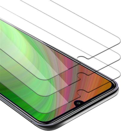Cadorabo 3x Screenprotector geschikt voor Huawei P SMART 2020 - Beschermende Pantser Film in KRISTALHELDER - Getemperd (Tempered) Display beschermend glas in 9H hardheid met 3D Touch