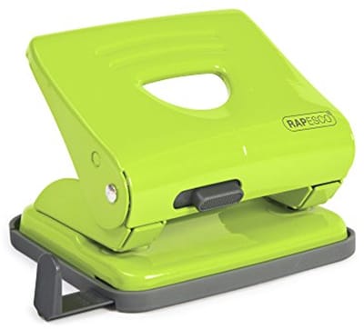 Metalen Perforator 2-Holes 25 Vel Capaciteit Groen