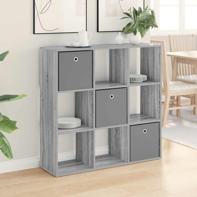 vidaXL - Dressoir - Grijs - Sonoma - 102 - x - 31 - x - 99,5 - cm