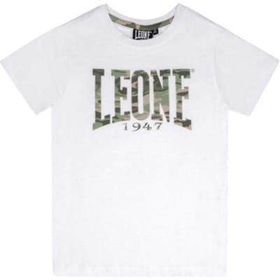 T-shirt Korte Mouw Leone 1947 Boy Short Sleeves Camouflage