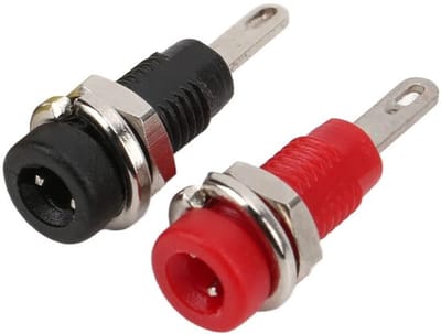 - Banaanstekkerdoos - Mini Banaan Socket - Geschikt voor elektronische instrumenten - 10 - Kleur: 5 kleuren - Ideaal voor omvormers en...