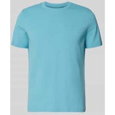 Katoenen T-shirt met logopatch en ronde hals s.Oliver
