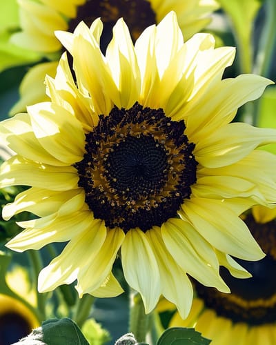 2 sets - Zonnebloem Moonwalker Zaden Helianthus Annuus Eenjarig 250 Cm Hoog