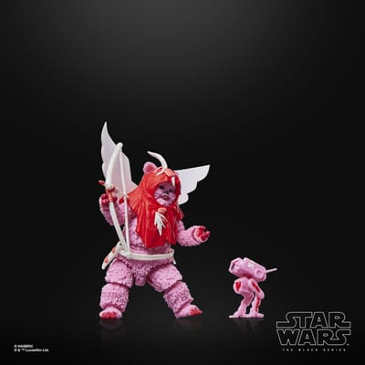 Star Wars The Black Series Ewok (Valentine’s Day Edition), Star Wars Premium Collectible 6 Inch Action Figure