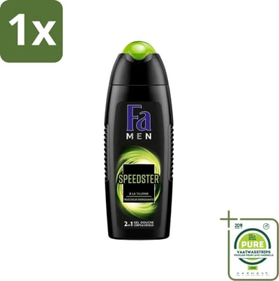 1 x Fa Men - Douchegel - Speedster - Verfrissend & Energiek - Langdurig - 250 ml - Douchegel Mannen - Energie - Verfrissend - Taurine - Langdurig Effect