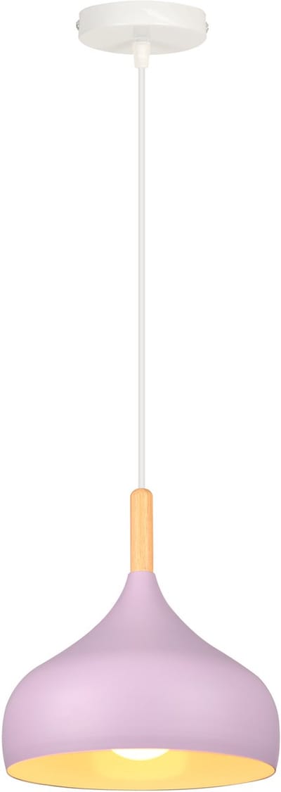 Hanglamp Woonkamer Moderne Plafondlamp E27 Kroonluchter voor Slaapkamer Keuken Hal Violet