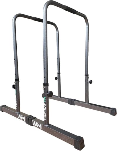 Dip Station - Krachtstation - Kracht Training - Verstelbare Hoogte - 300 kg Belasting - Zwart