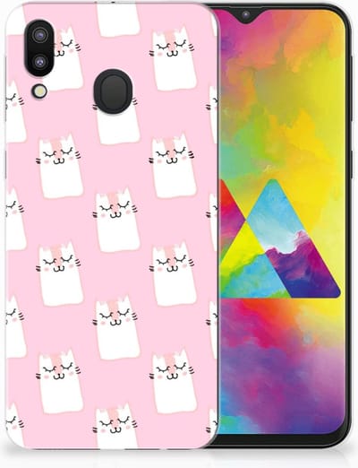 Samsung Galaxy M20 (Power) TPU Hoesje Sleeping Cats