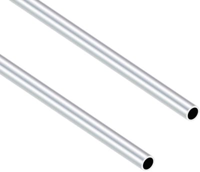 Dailygoods- Aluminium Buizen 10mm OD - 8mm ID - 400mm Lengte - Naadloze Aluminium Buizen - Lichtgewicht - Corrosiebestendig - Hoge Sterkte - Aluminium Buis