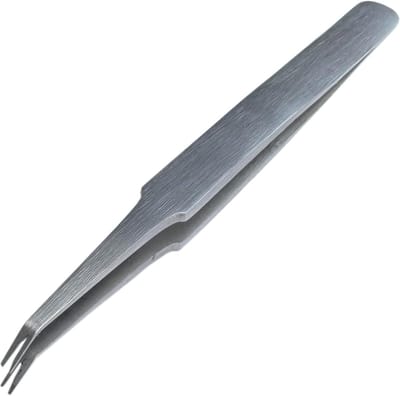 Precisie Pincet - Schroefhouder - Kleine Onderdelen - Houdt Schroef Vast - 120mm - Zilver