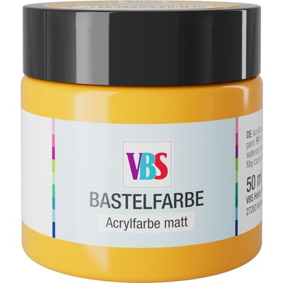 VBS Knutselverf, 50 ml - Curry geel