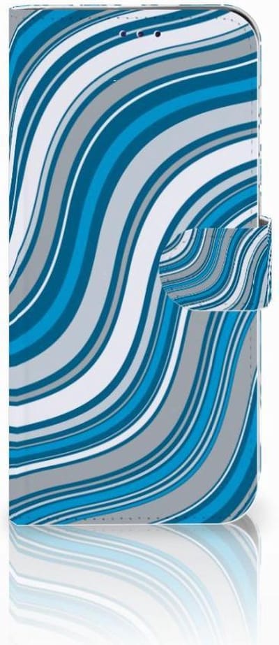 Samsung Galaxy A50 Telefoon Hoesje Waves Blue