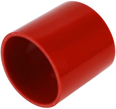 Dailygoods- Siliconen Slang - Rood - Binnendiameter 90 mm - Lengte 100 mm - Dikte 5 mm - Temperatuurbestendig tot 300 °C - Meerlaags geweven weefsel - Koelslang