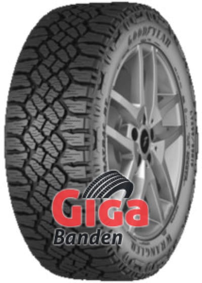 Goodyear Wrangler DuraTrac RT ( LT255/70 R16 120/117Q 10PR, POR, met velgrandbescherming (MFS) OWL )