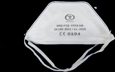 20x 20 - Stofmasker PSP 40-212 Vouwmasker FFP2 (per 400 stuks)