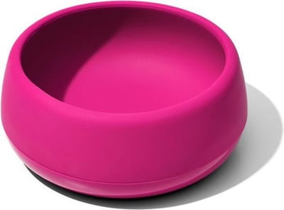 OXO tot Silicone Kom - Babybord- Bord Baby - Servies baby - Bordje- Babyservies- Kommetjes - Pink