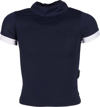 Mondoni Victory Wedstrijdshirt Jr - Maat: 116 - Donkerblauw - Polyester - Paardrijkleding