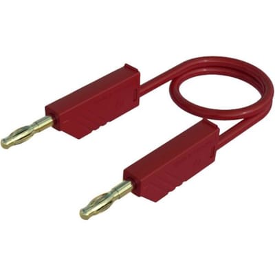 Hirschmann Test & Measurement MLN 100/2,5 RT Meetsnoer Banaanstekker 4 mm Banaanstekker 4 mm 1.00 m Rood 1 stuk(s)