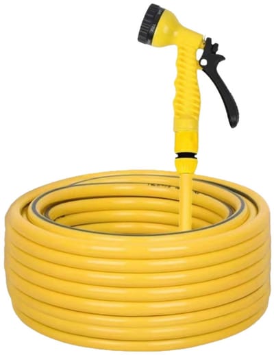 Tuinslang - Sproeipistool Tuin - Waterslang 15 Meter - Verstelbare Tuinspuit met 7 Waterstanden - Voor Tuin Auto en Terras