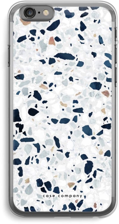 Case Company® - Hoesje geschikt voor iPhone 6 PLUS / 6S PLUS hoesje - Terrazzo N°1 - Soft Cover Telefoonhoesje - Bescherming aan alle Kanten en Schermrand