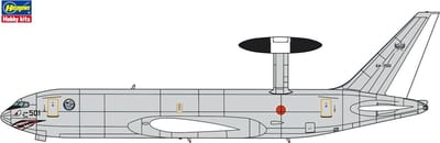 Hasegawa - 1/200 E-767 AWACS 10860 (6/24) * - modelbouwsets, hobbybouwspeelgoed voor kinderen, modelverf en accessoires