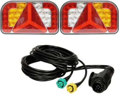 BTP - Achterlicht - 238 x 140mm - Aanhangwagen - Set Links en Rechts