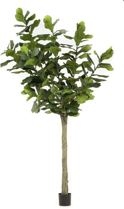 Emerald - Kunstboom Ficus Lyrata 300cm - Kunstplant voor binnen - Ficus kunstplant