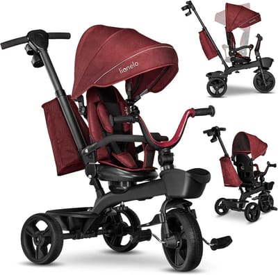 3-in-1 Kinderfiets: Driewieler en Loopfiets voor Peuters en Kleuters