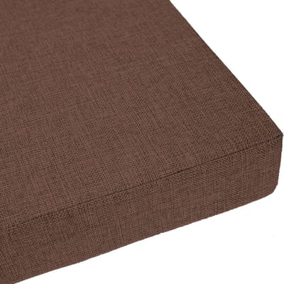Bankkussen Binnen - Zitkussen Bank - Ontspannen Zitten - Hoge Dichtheid Schuim - 40 x 120 cm - Bruin