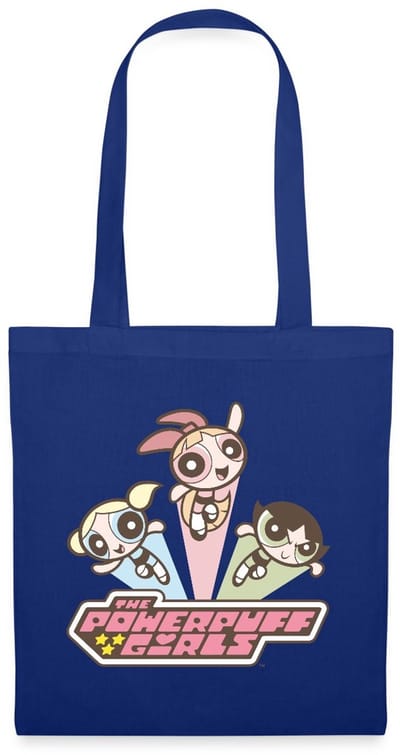 Powerpuff Girls Vintage Tas Van Stof Schoudertas
