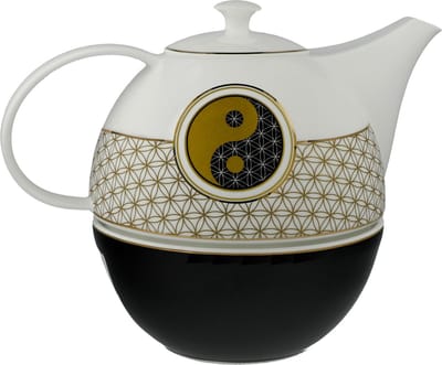 Goebel® - Lotus | Theepot "Levensbloem" | Porselein, Theekan 1,2 liter
