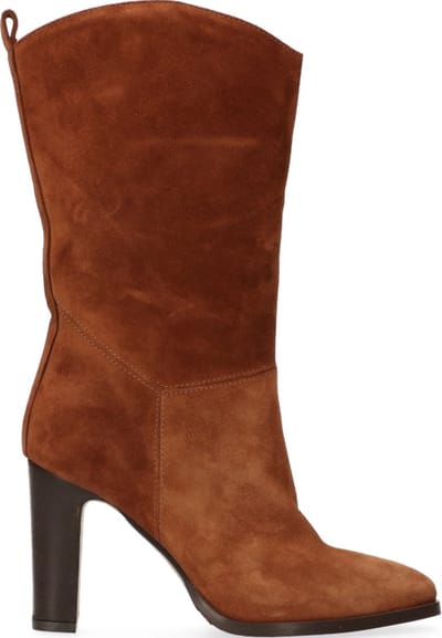 Van Dalen - CHIARA 3/4 LAARS COGNAC SUEDE - Sand - 41
