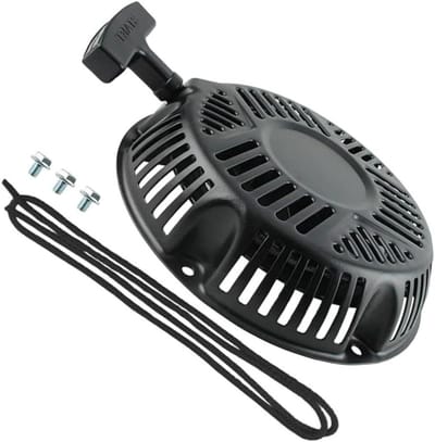 Terugslagstarter Kit - Trekstarter Motor - Motor Starten - Versterkt Plastic - 22 x 20 x 6 cm - Zwart