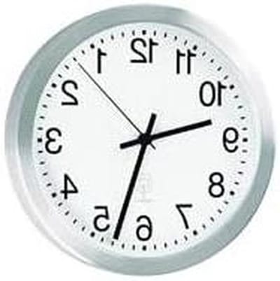 Wandklok Radio - Muziek Klok - Tijd Weergeven - Automatische Tijdinstelling - 40 cm - Zilver