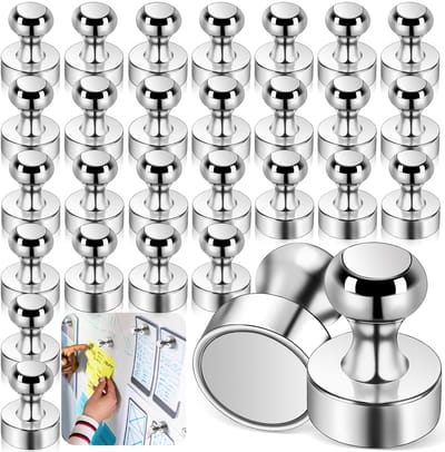 Magneten voor Magneetbord, Mini Magneten 12 x 16mm Sterke Houdkracht, Kleine Kegel Magnetens voor Whiteboard, Koelkast, Ansichtkaarten, Foto's, Kantoor