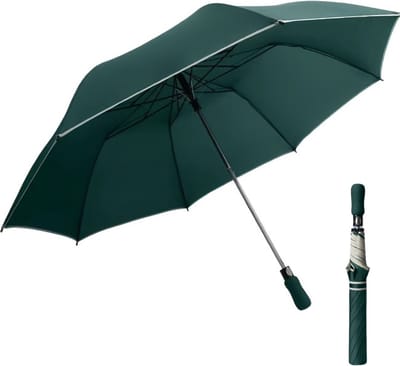 Bovista Windproof Paraplu - Opvouwbaar - Moderne Stormparaplu - Stormproef - Automatisch Uitklapbaar - Umbrella - Groen