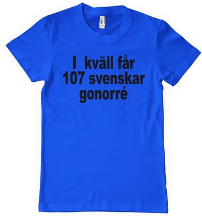 Hybris Vanavond Far 107 Svenskar Gonof T-shirt SH-1-10146-H2-2